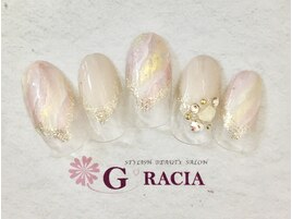 ふんわり♪水彩ネイル￥7980