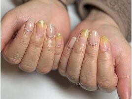 春のイエローネイル♪