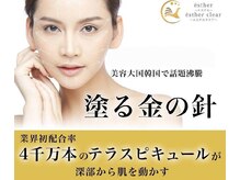 エステルクリア(esther clear)/【塗る金の針】で徹底肌質改善を