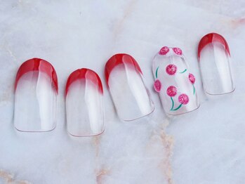 イルソーレネイル(ILSOLE NAIL)/さくらんぼネイル