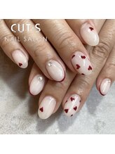 カッツ エステティックサロン 元町(CUT S)/ハート柄ネイル