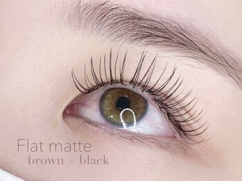 ミーツ バイ カシェート(meets by cachette)/【フラットマット】black×brown