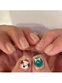 クリスマスネイル