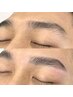 ★1ヶ月以上《メンズ眉スタイリング》眉毛パーマ+WAX脱毛　¥5500