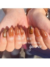 ジェルメ(germer)/秋色スカルプとべっこうネイル！