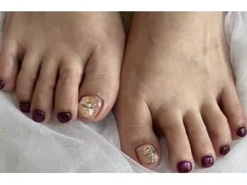 ガーデン ヘア&エステ&ネイル Garden/親指アート