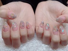 レアネイル 新宿(le'a nail)/キラキラストーンネイル