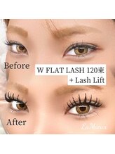 ラ ミュー(LaMieux)/まつ毛パーマ×Wフラット120束