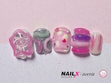 ネイリックス アヴェニール(NAILX avenir)/個性的ポコポコネイル