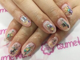 ホイルをアクセントに♪