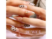 ジュエル(JEWEL)/☆ガラスフレンチネイル☆