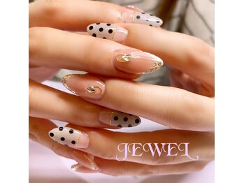 ジュエル(JEWEL)/☆ガラスフレンチネイル☆