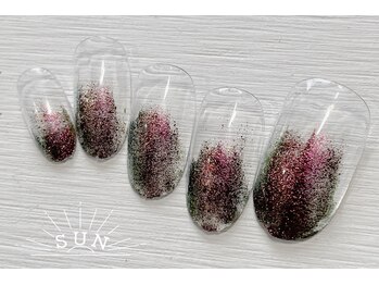 ラメグラデーション