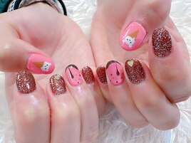 ＃ガーリーネイル＃個性派ネイル