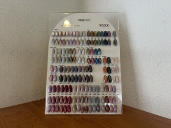 ネイルズカフェアン 飾磨店(nails cafe an)/マグネットワンカラー ¥5500
