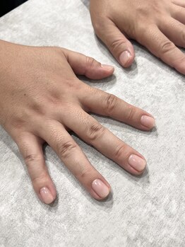 サムライビューティー 新宿三丁目店(SamuraiBeauty)/メンズネイル♪クリアジェル