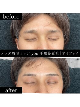 ユー 千葉駅前店(you)/メンズ眉毛/メンズ眉/千葉駅