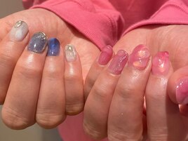 <ハンド>デザインシンプルネイル