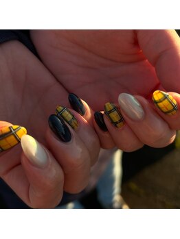 アイズニューヨークネイル(I's New York nail)/シンプルチェックネイル