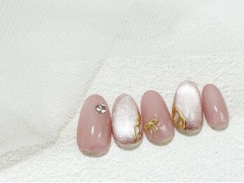 リベレ 心斎橋店(LIBELLE)/リボンパーツ/ピンクマグネット