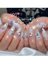 カラフルストーン付け放題