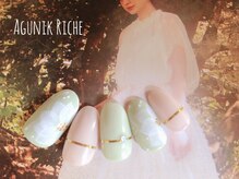 アグニークリッシェ(Agunik Riche)/【フラワーネイル】