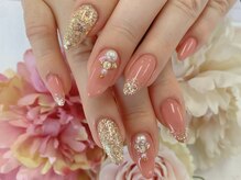 ディーネイル 天王寺(D-nail)/(松崎)キラキラストーンart