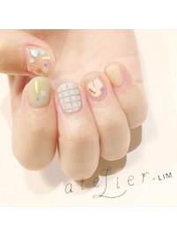 ふんわり春カラー