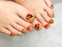 エムネイル(M-Nail)/★ヤシの木フットネイル★