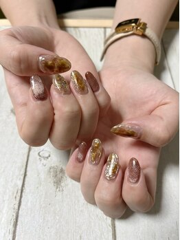 ネイルズビューティー(Nails Beauty)/ニュアンスデザイン×マグネット
