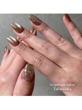 ルート12/リボン×マグネットネイル