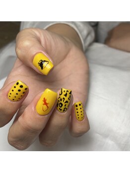 ライフ セカンド(LIFE2nd)/レオパードゲッコー個性派ネイル