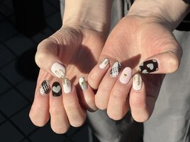 バレンタインネイル