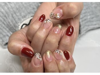 オンショントゥー(enchanteur)/ツイードネイル