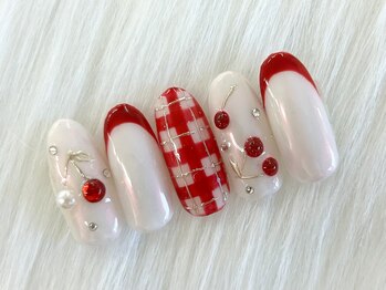 【木村】さくらんぼネイル