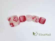 エリクサーネイル 新宿3丁目(Elixir Nail)/フット やり放題/クーポン使用