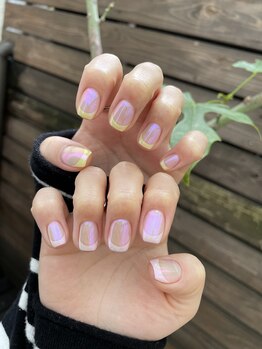 ビーハイブ ギフト ヘヤ(BeeHIVE gift HEYA)/オーロラ×フレンチ