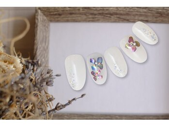 ファストネイル テラスモール湘南店(FAST NAIL)/シンプル 紫陽花 【11906】