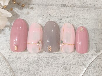 ヘルシーネイルサロン マリアール オーロラタウン店/定額プレミアムデザイン