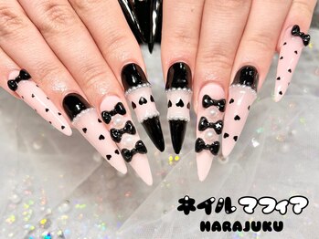 ネイルマフィア 原宿(NAIL MAFIA)/長さだし/ジェルスカルプ/原宿