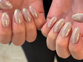 ザ マリー 三条店(THE MARIE)/5)8000円 ミラーネイル0320c