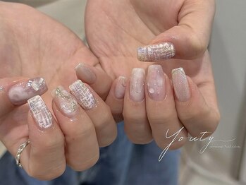 ユーティーネイル(Youty Nail)/ツイードニュアンス