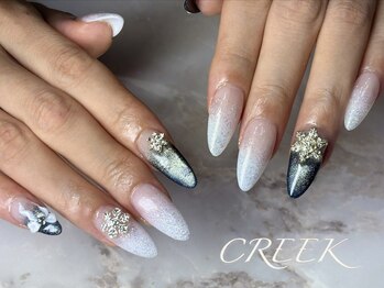 フラッシュラメグラデーション冬