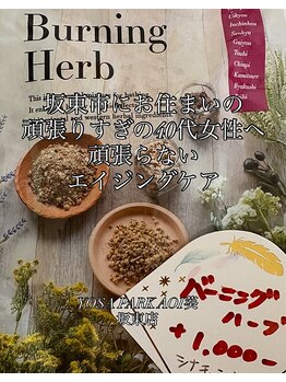 ヨサパーク 葵 坂東店(YOSA PARK Aoi)/バーニングハーブ♪シナモン入