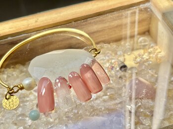 テテネイル(tete.nail)/大人可愛いレースグラデ
