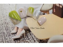 ネイルサロン アミティエ(Nail Salon Amitie)/▽. * 大人綺麗×品あり foot *.