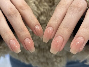 ミラーお花ネイル