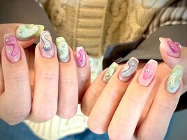 Cuteスイーツニュアンスネイル☆