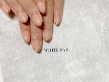 ホワイトネイル 武蔵小杉店(WHITE NAIL)/ミラー/スキニーフレンチ