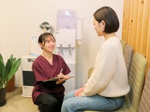 オステオパシー整体院 セルフリライアンス 肩こり/腰痛/骨盤矯正/小顔/耳つぼの雰囲気(丁寧にお体の症状・お悩みをお聞きします♪)